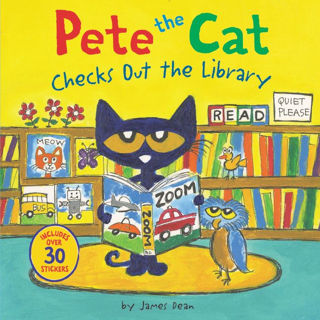 Pete Checks Out The Library