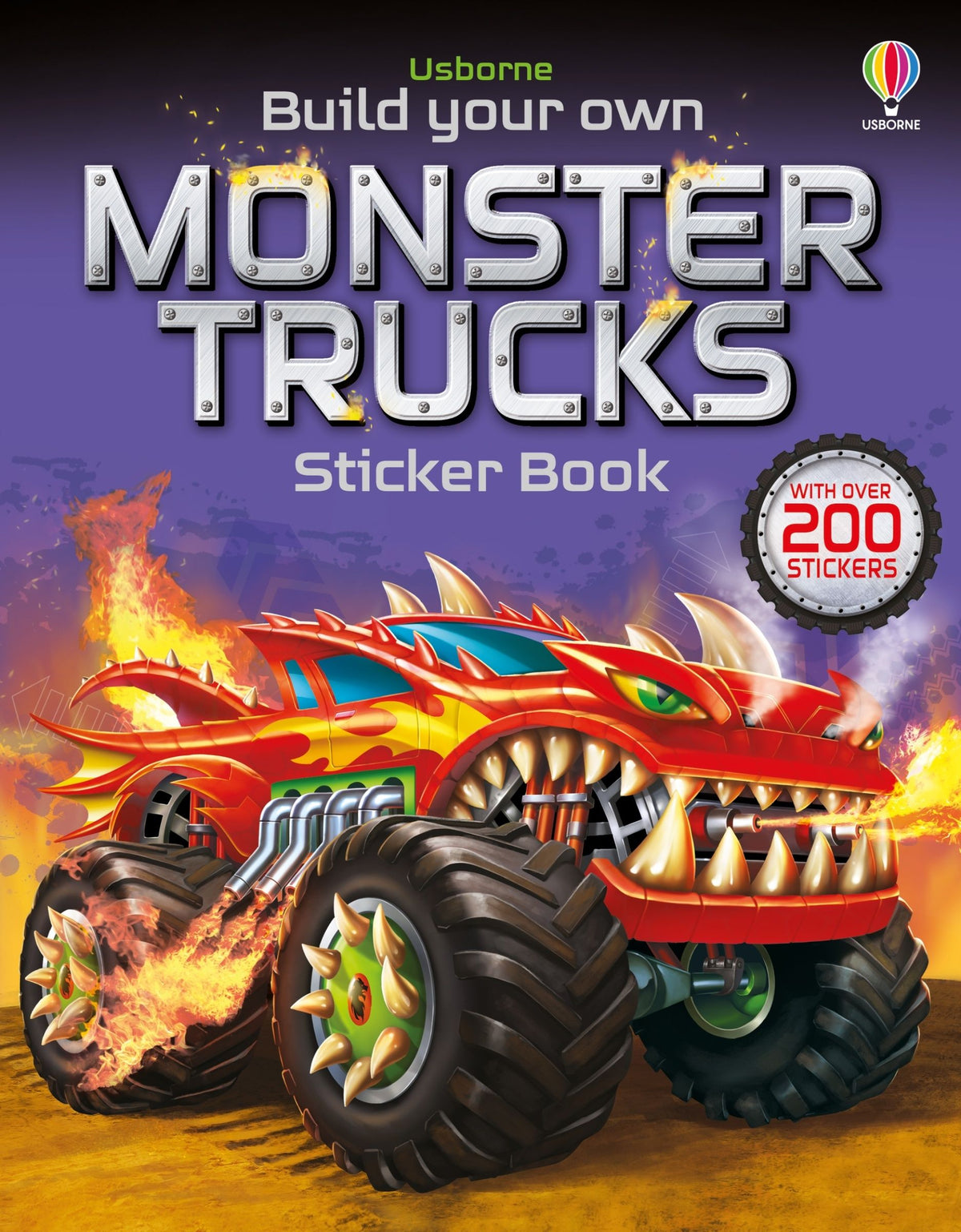 Monster Trucks Sticker Book