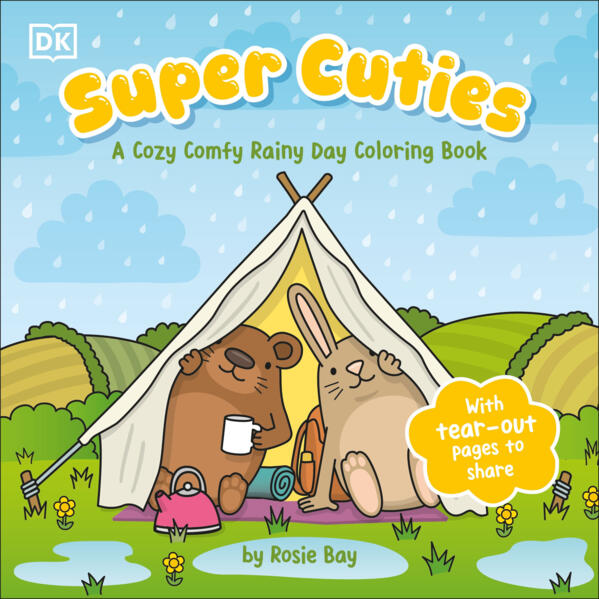 Super Cuties Rainy Days Coloring Book