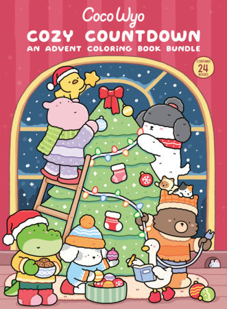Coco Wyo Cozy Countdown Coloring Book