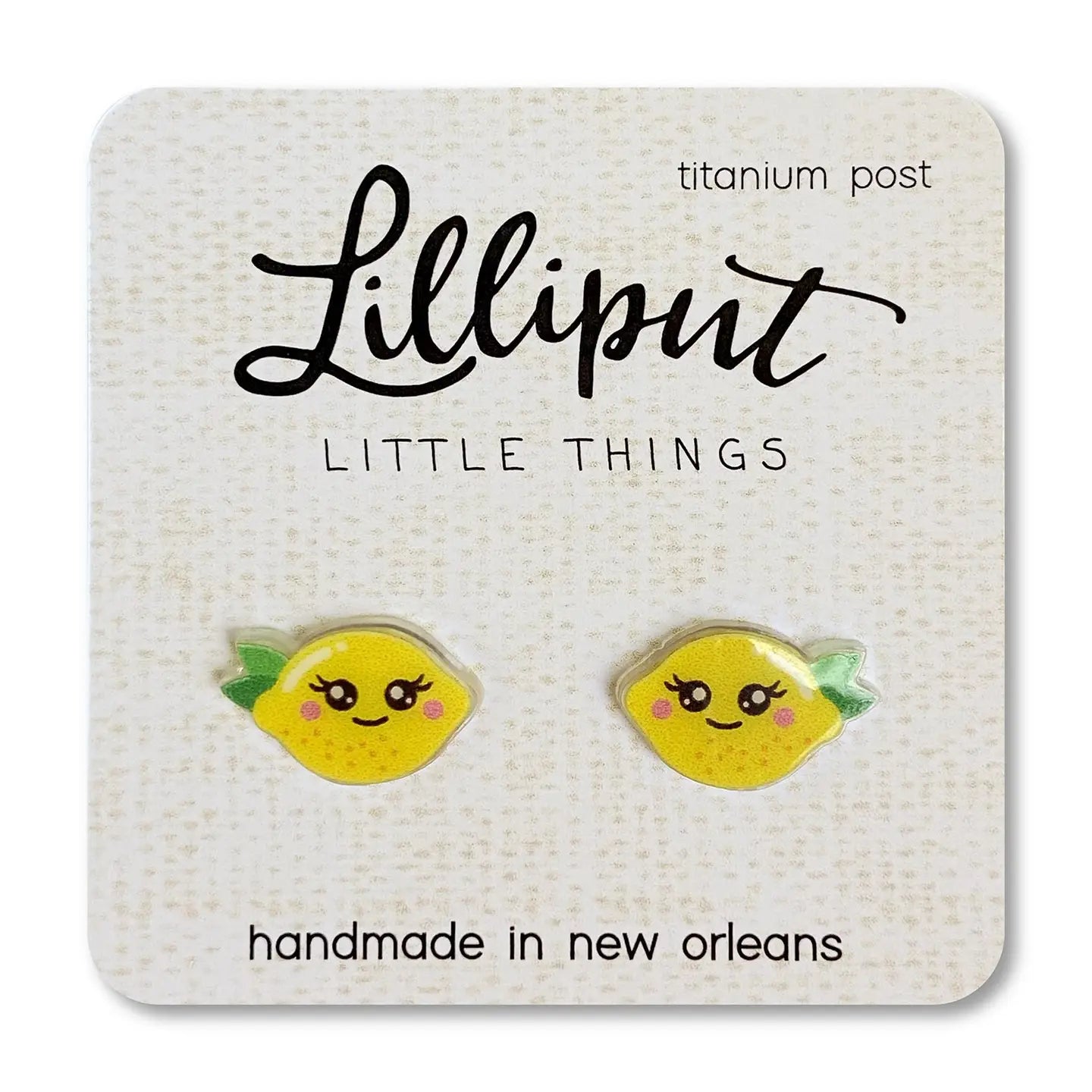 Kawaii Lemon Earrings