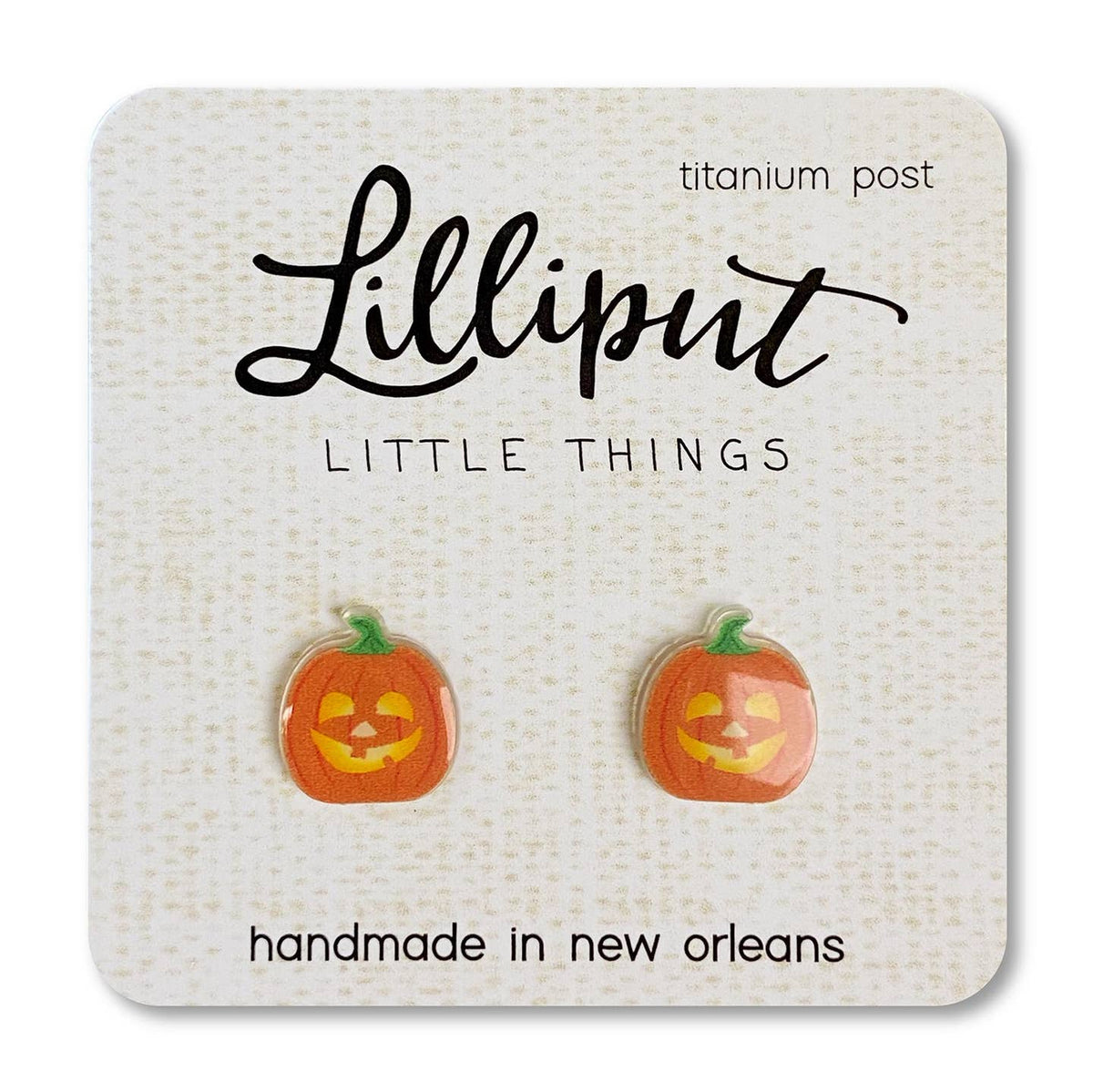 Jack o' Lantern Earrings