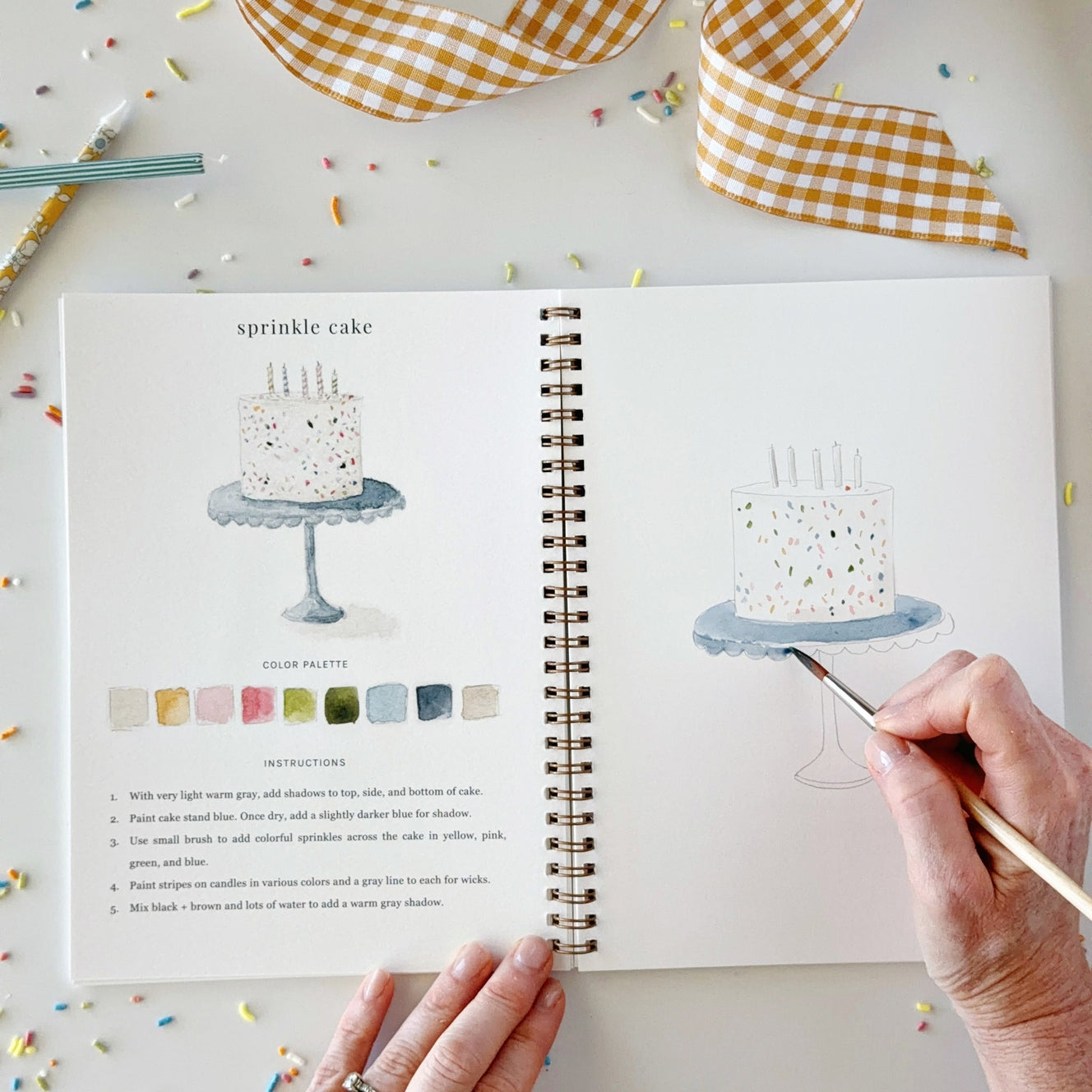 Celebration Watercolor Workbook