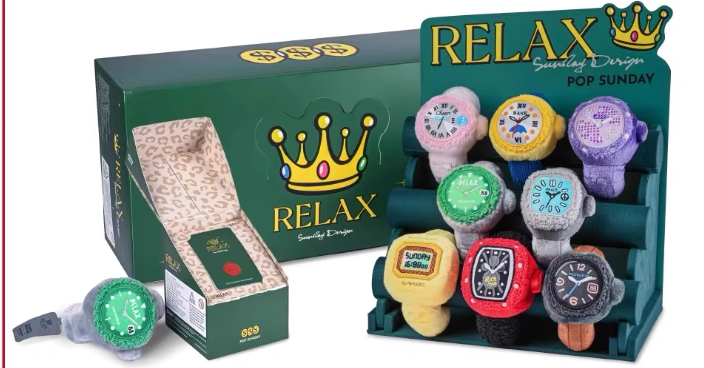 Pop Sunday Relax Plush Watch