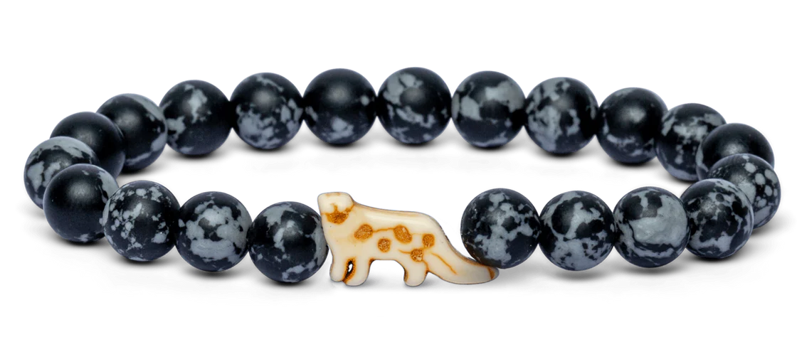 Papillae Snow Leopard Bracelet
