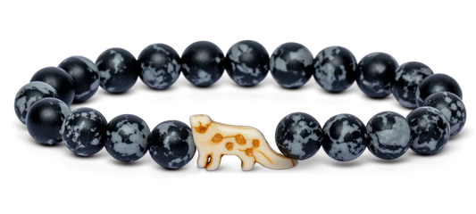 Papillae Snow Leopard Bracelet
