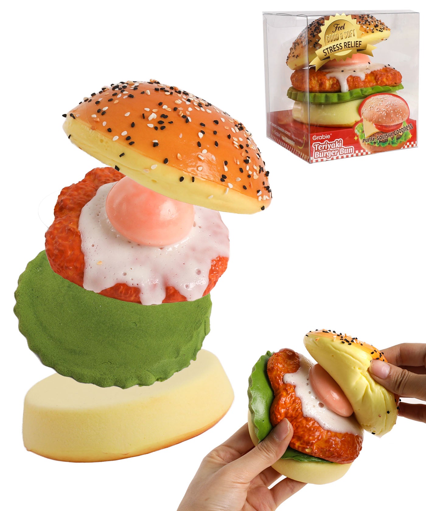SQUISHY TERIYAKI BURGER