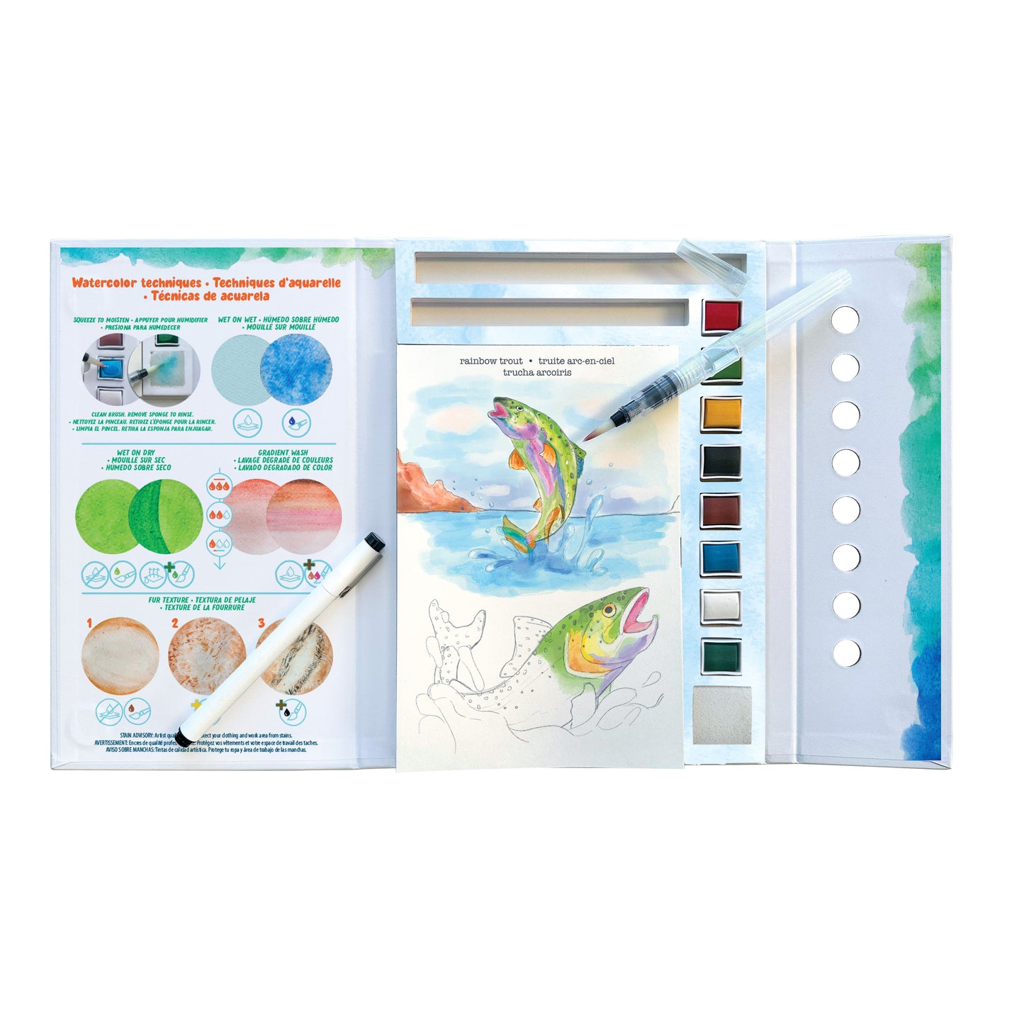 Watercolor Journal Fauna