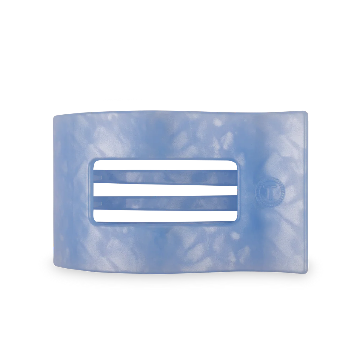 Blue Lagoon Flat Rectangle Hair Clip