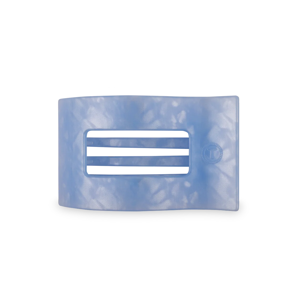 Blue Lagoon Flat Rectangle Hair Clip