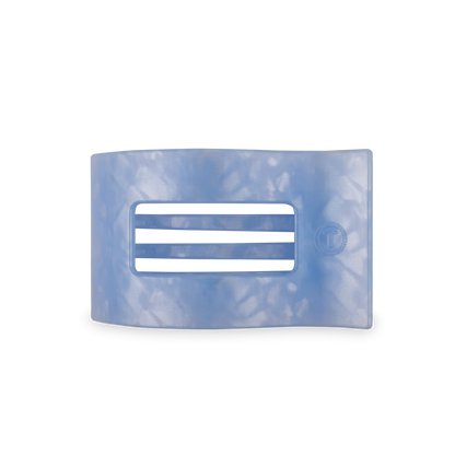 Blue Lagoon Flat Rectangle Hair Clip
