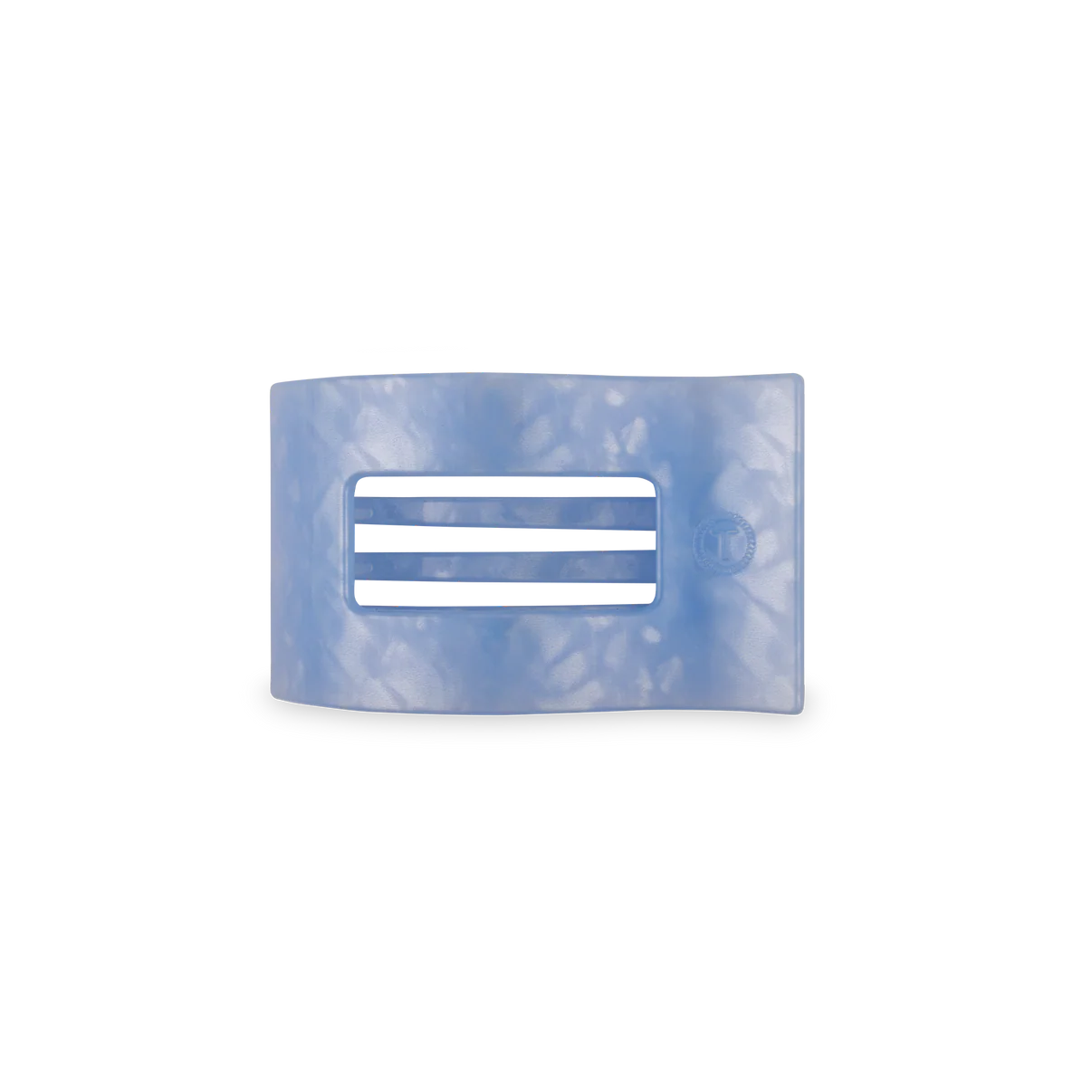 Blue Lagoon Flat Rectangle Hair Clip