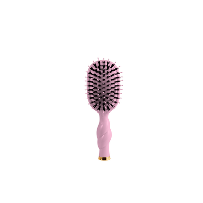 Mini Bubblegum Pink Boar Bristle Hair Brush