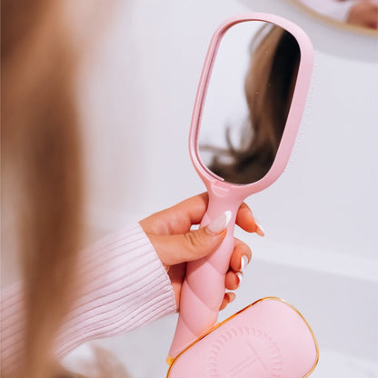 Bubblegum Pink Detangler Hair Brush for Medium Hair