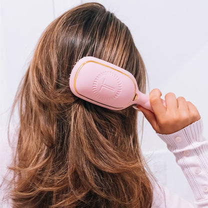 Bubblegum Pink Detangler Hair Brush for Medium Hair