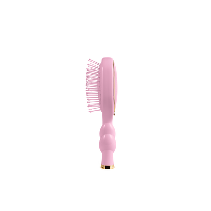 Mini Bubblegum Pink Detangler Hair Brush for Medium Hair