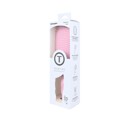 Bubblegum Pink Detangler Hair Brush for Medium Hair