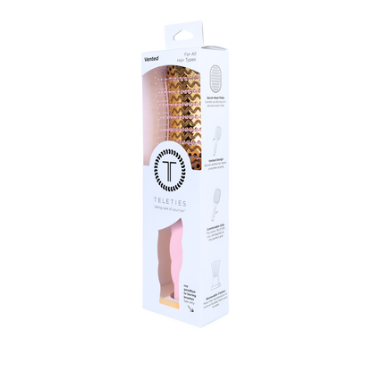 Bubblegum Pink Vented Hair Brush