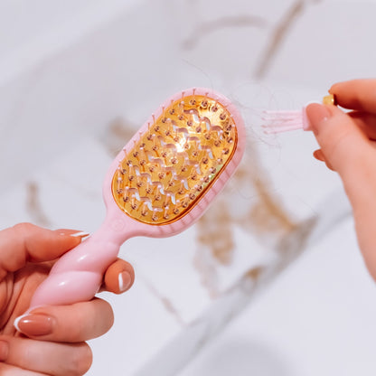 Mini Bubblegum Pink Vented Hair Brush