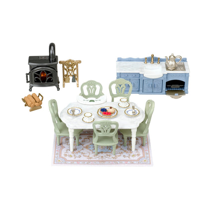 Calico Critters Elegant Dining Room