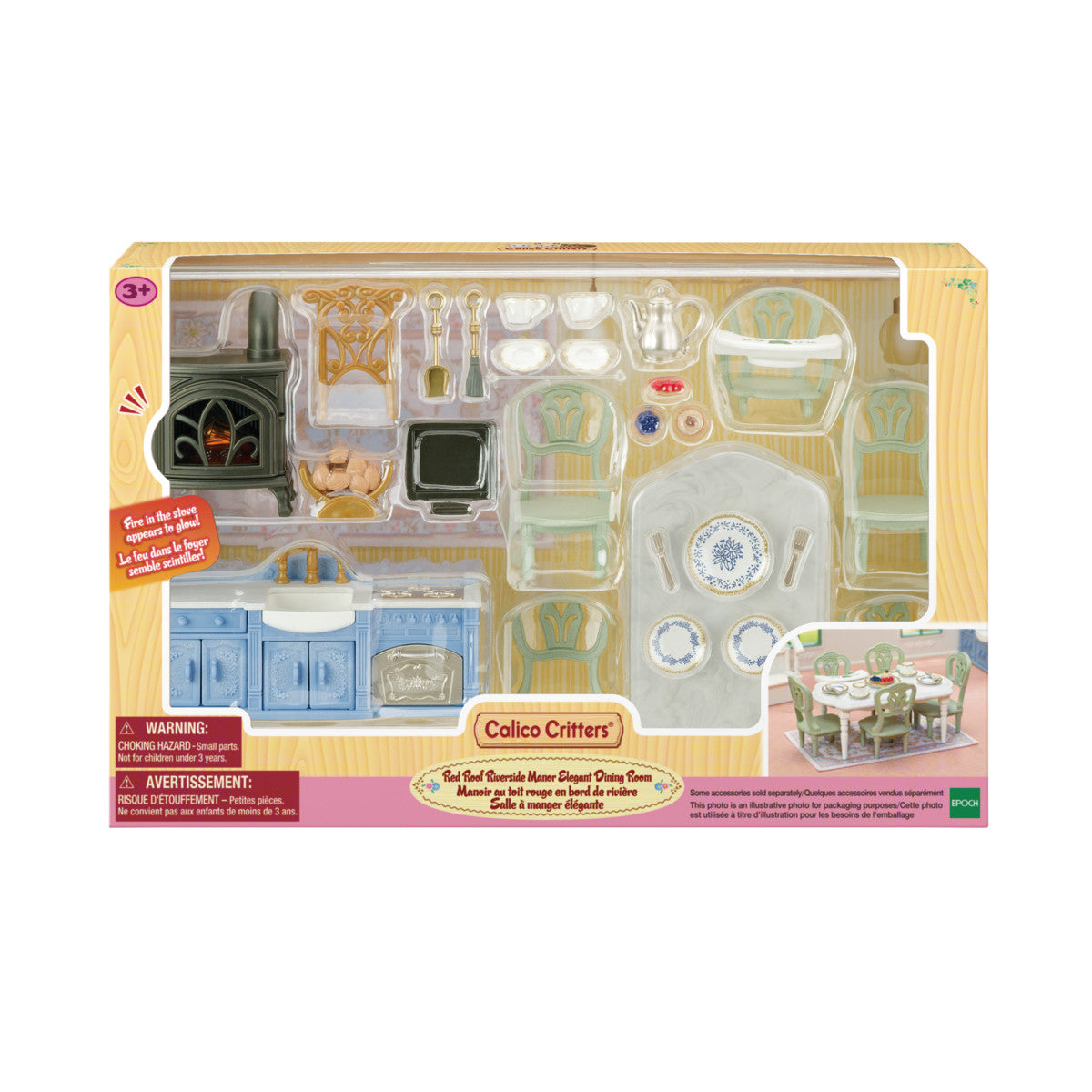 Calico Critters Elegant Dining Room