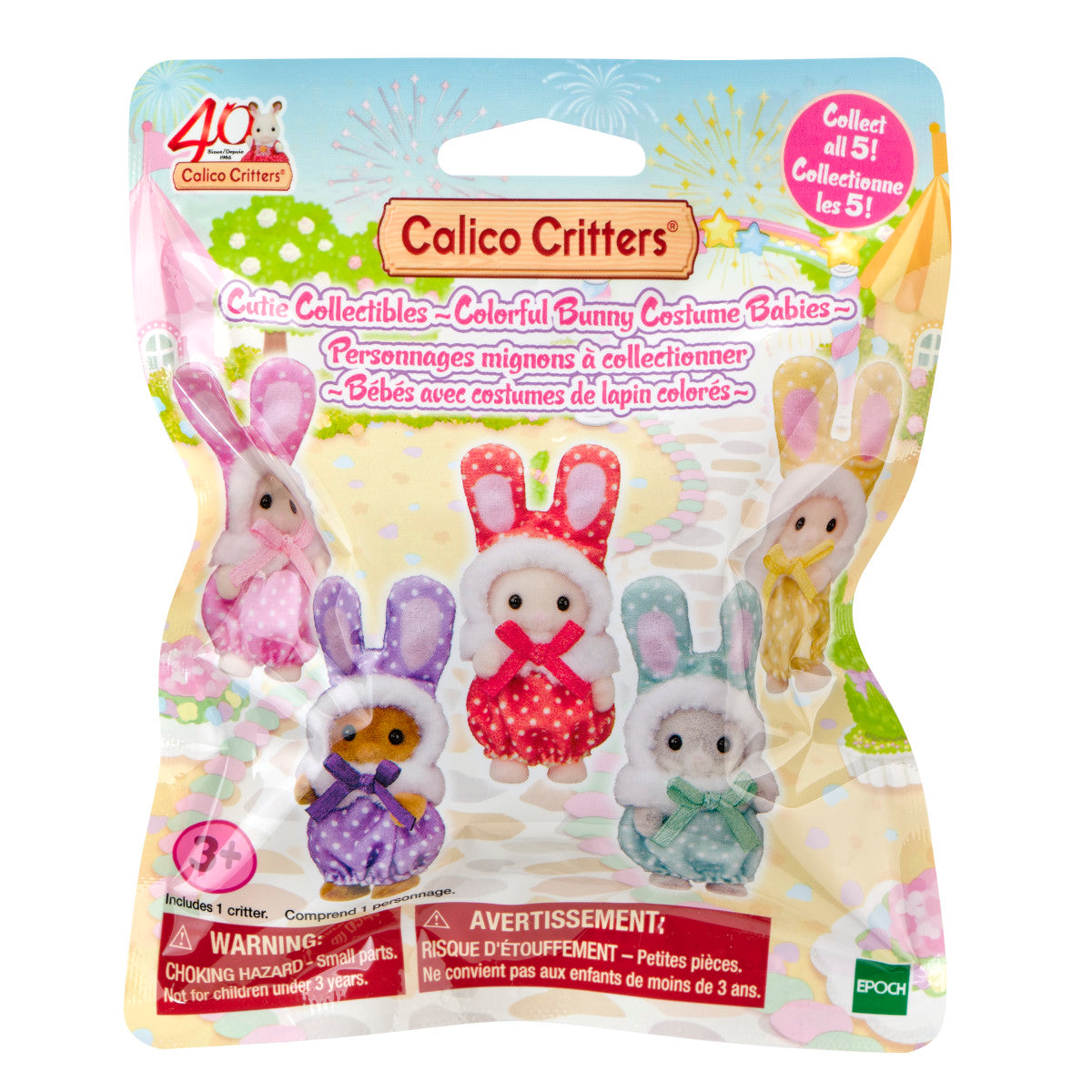 Calico Critters Colorful Bunny Costume