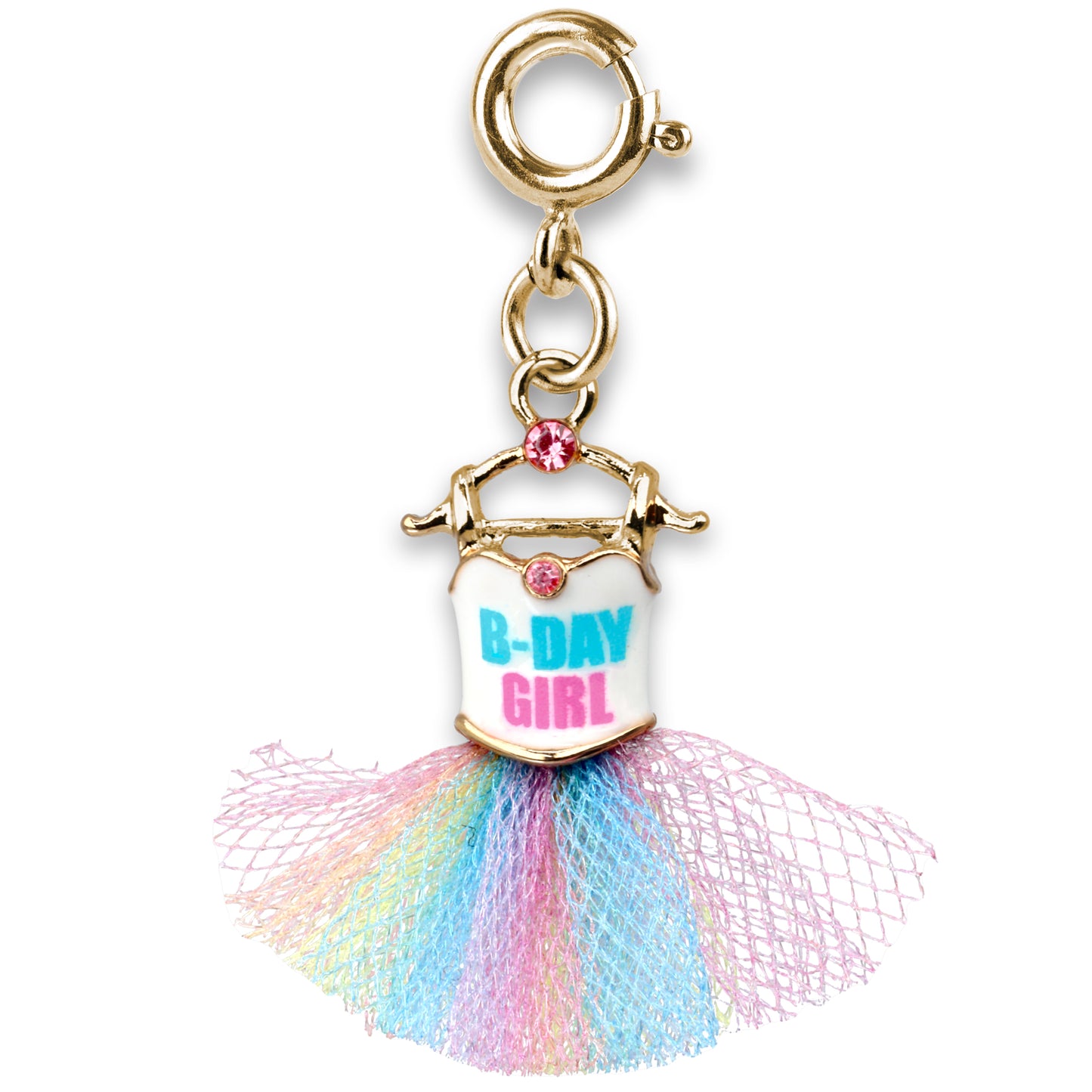 Gold B-Day Girl Tutu Charm