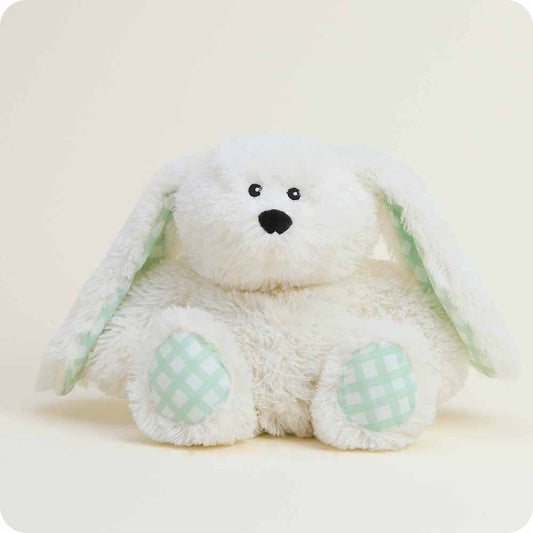 Cream Bunny Gingham Ears - Warmies