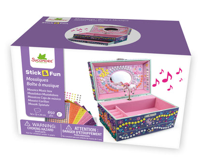 Unicorn 3D Mosaics Music Box