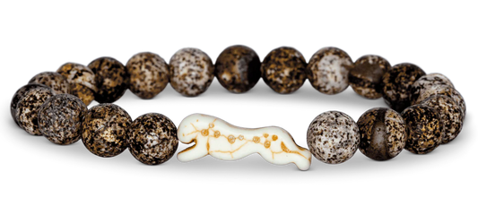 Kalahari Stone Cheetah Bracelet