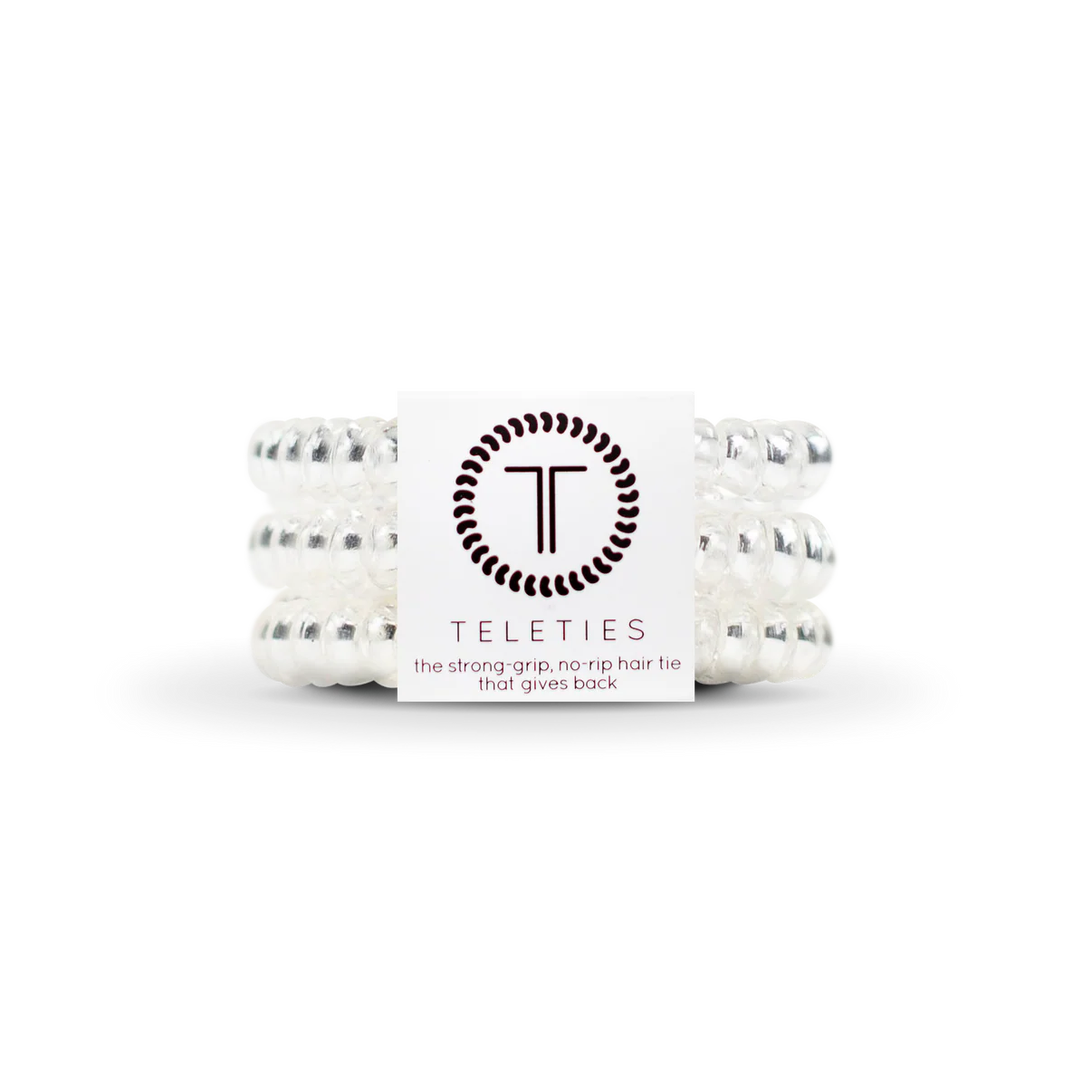 Crystal Clear Small 3pack Hairties