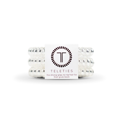 Crystal Clear Small 3pack Hairties