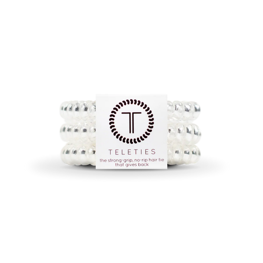Crystal Clear Small 3pack Hairties