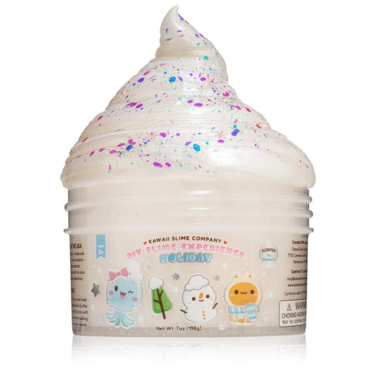 DIY Clear Clear Slime Holiday Edition