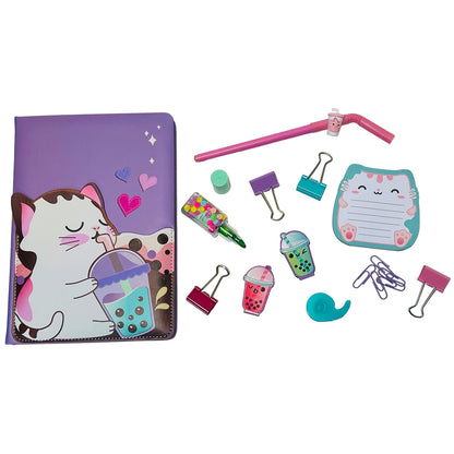 Boba Kitty Stationery