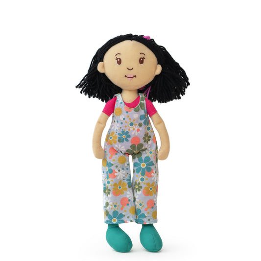 Daisy Black Hair Groovy Girls Doll Light Beige Skin