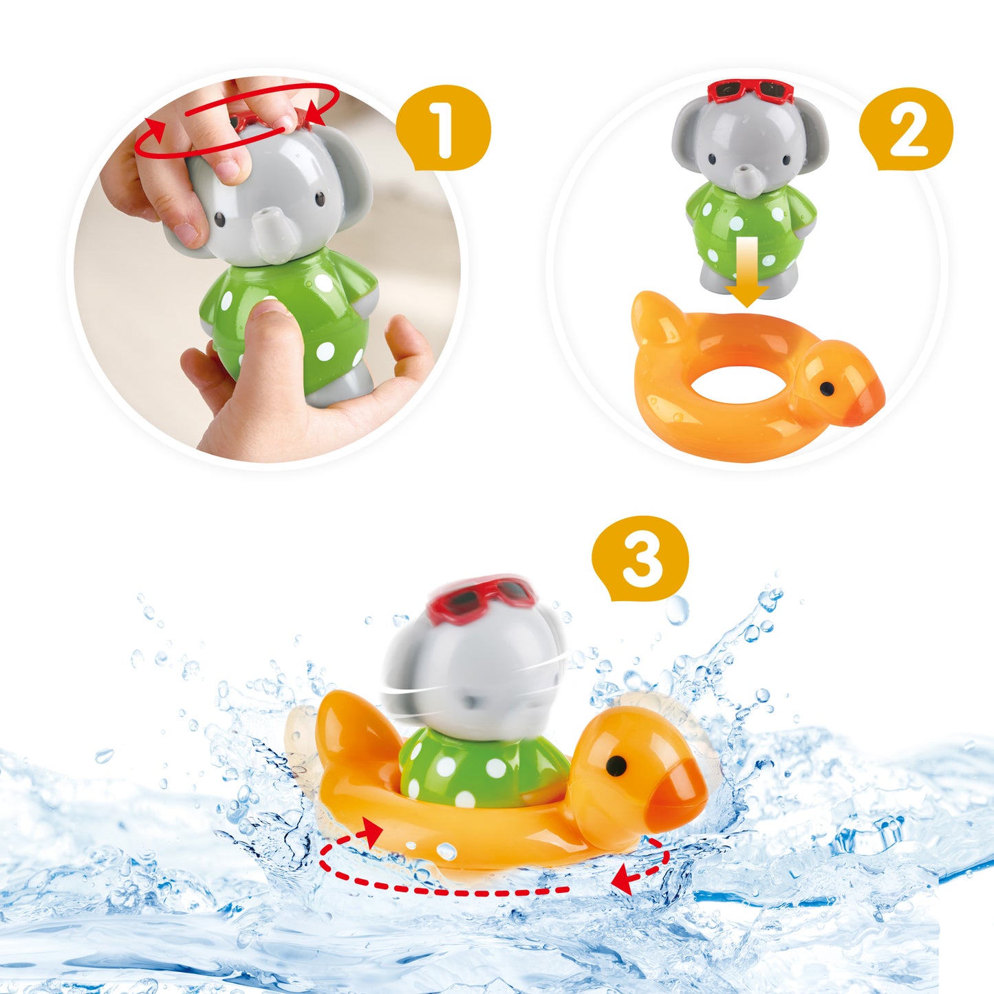 Splash Swim Elephant