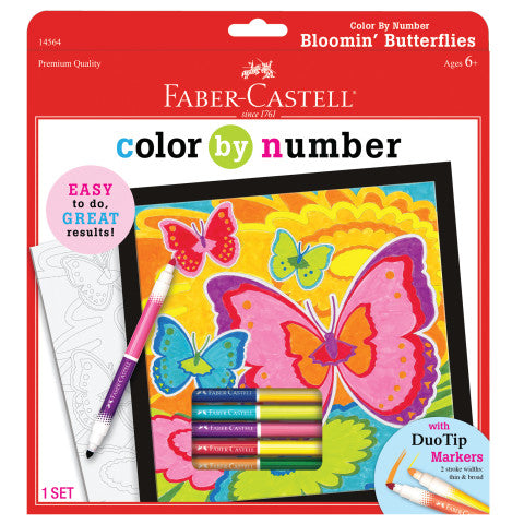 Color by Number Butterfly