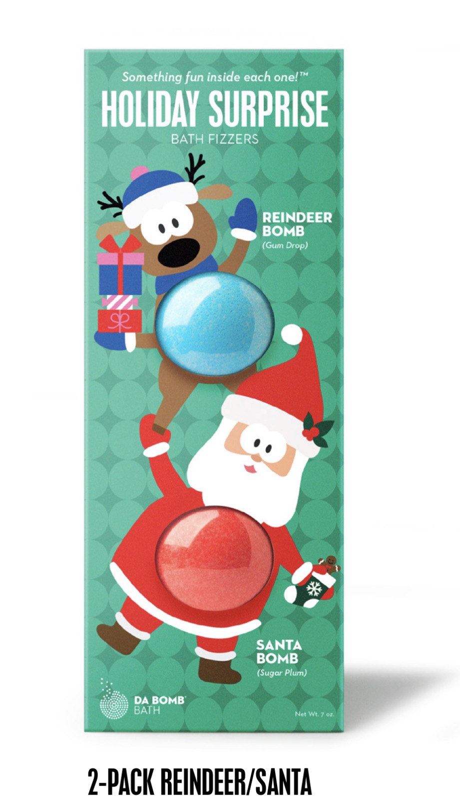 Reindeer Santa 2pk Bomb