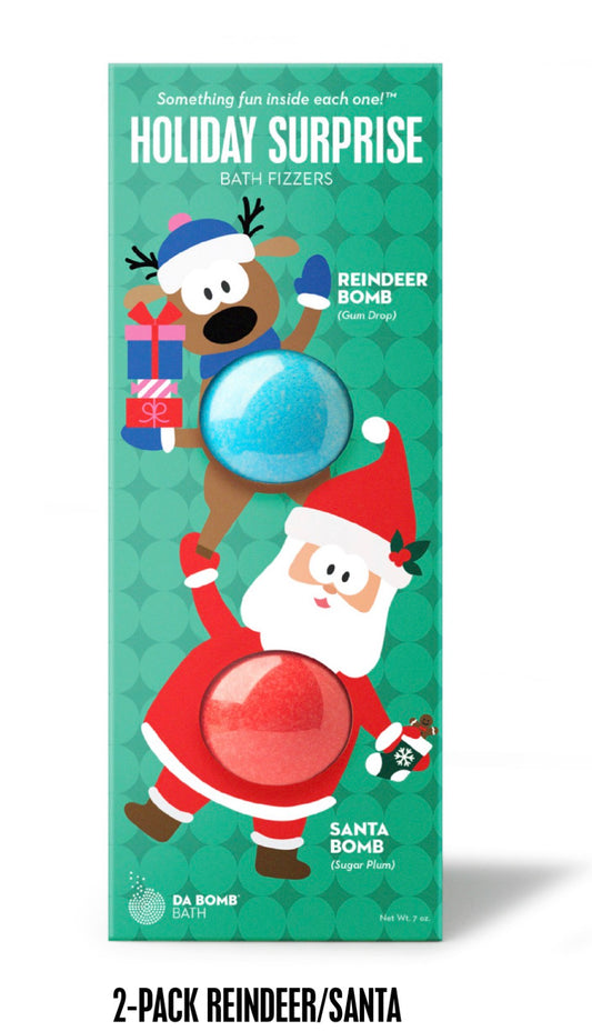 Reindeer Santa 2pk Bomb