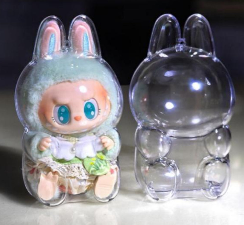 Labubu Clear Case Sitting