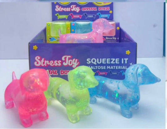 Squishy Glitter Dachshund