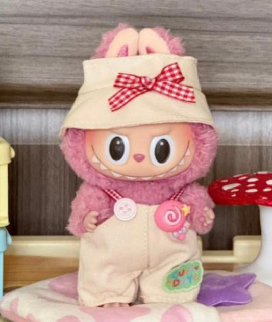 Overalls & Hat W/Bow