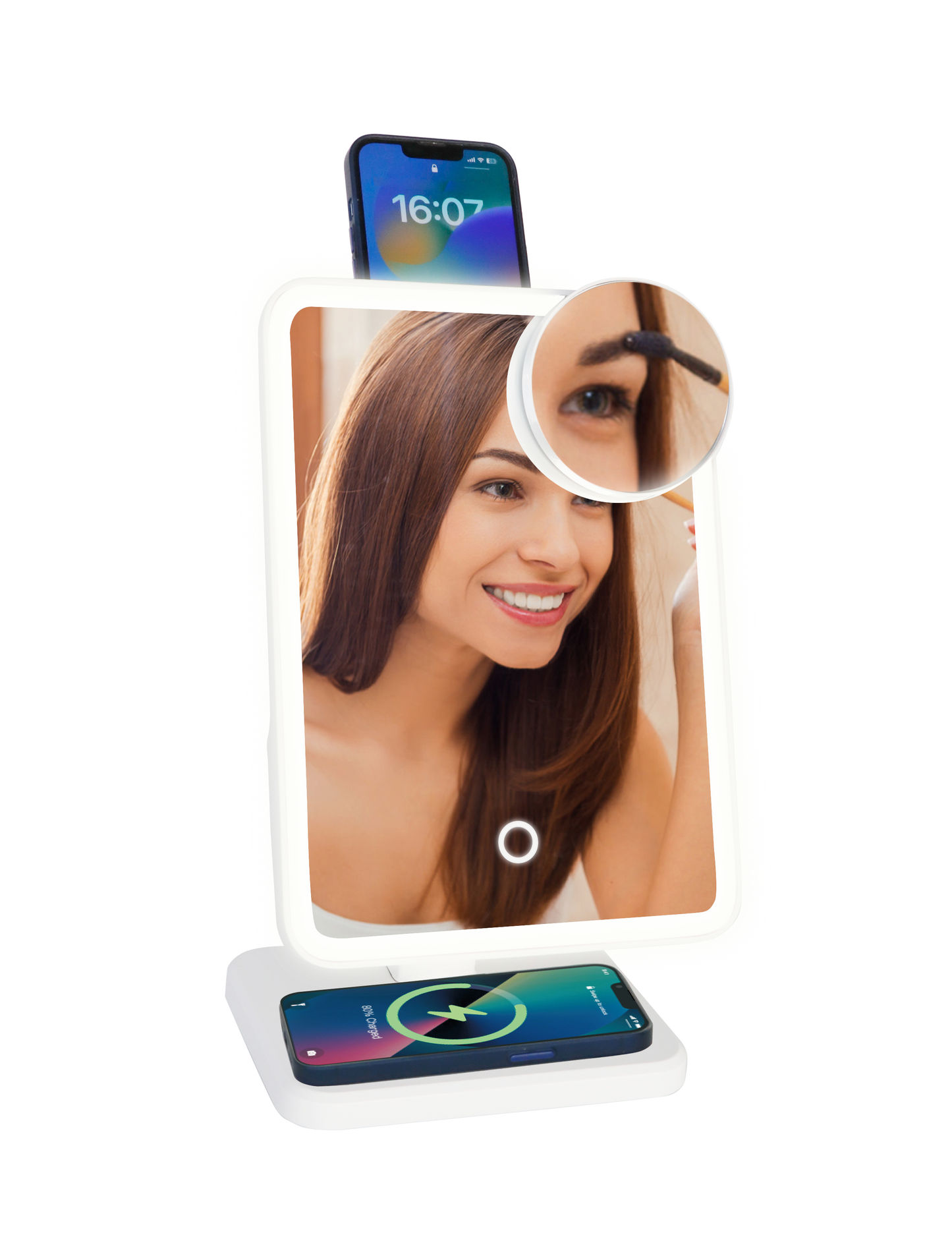 Vanity Mirror Speaker: White