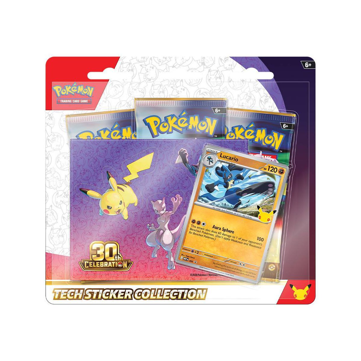 Pokemon 30th Tech Sticker Collection