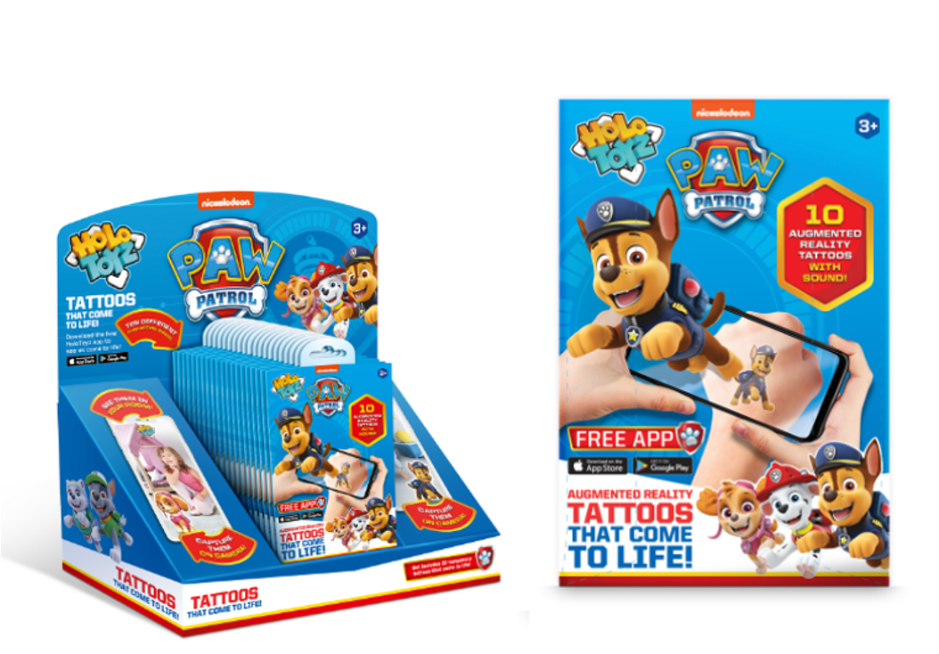 Paw Patrol AR Tattoos