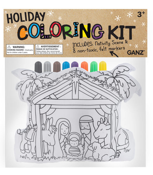 Color Nativity Set
