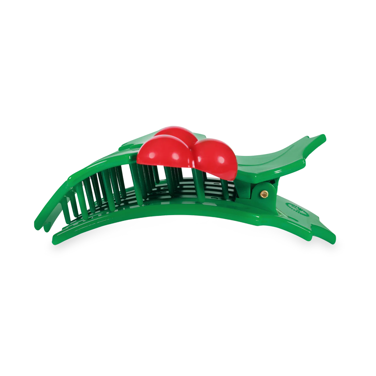 Holly Leaves Flat Hair Clip