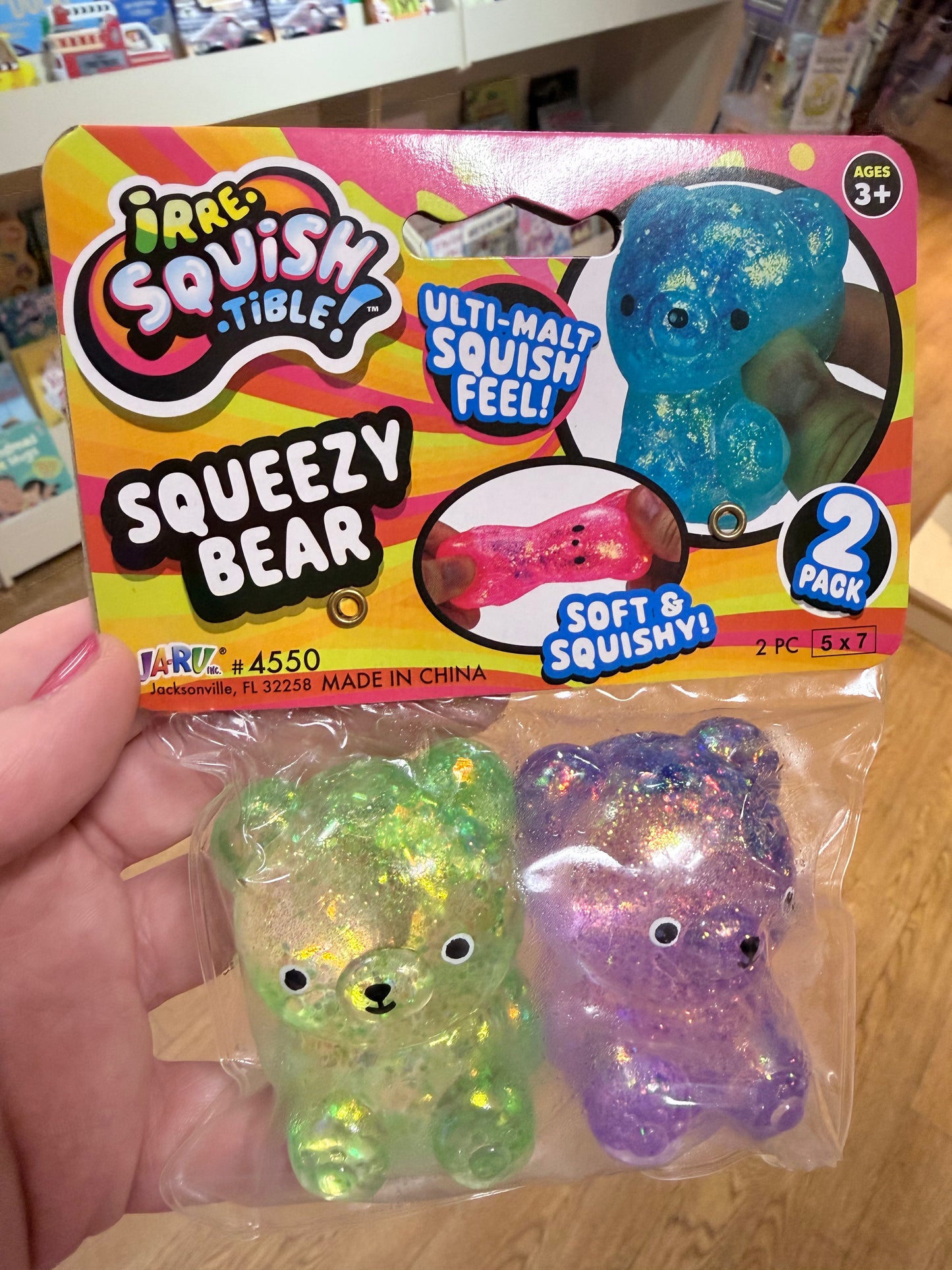 Squeezy Bear 2 Pack
