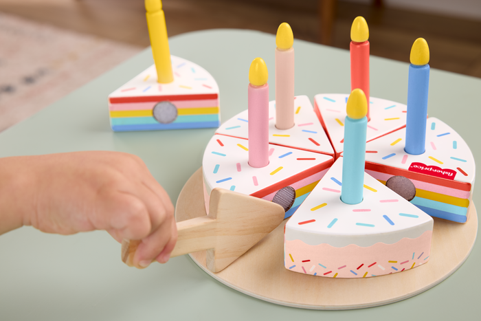 Wooden Birthday Cake